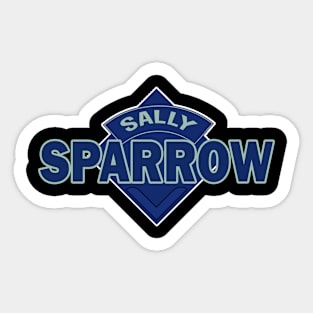 Sally Sparrow - Doctor Who Style Logo - Don't Blink Sticker